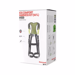 Harnais antichute avec dosseret de protection anatomique et ergonomique qui soulage la pression. garde les travailleurs bien ...