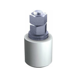 Finish - Guide olive nylon pour portail coulissant 40