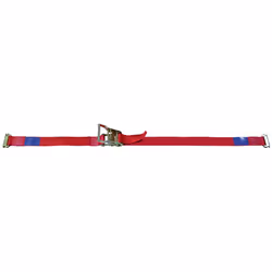Arrimage intérieur 50 mm lc 1000/2000 attaches monobloc lg. 3,50m rouge.Arrimage intérieur avec : - boucle à rochet (tendeur  ...