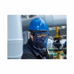 Bolle ATOM Lunettes de sécurité Nylon, Butadiène-styrène (SBR), Caoutchouc thermoplastique (TPR) Noir, Bleu, Blanc