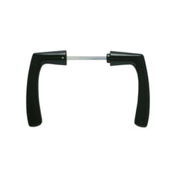 Finish - Béquille double pour porte. portail et grille PORTALISNOIR1P - Section du carré : 8 mm - Longueur du carré : 110 mm - Portée : 1 m et 2 m
