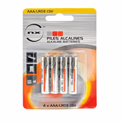 Enix Energies PCA9007, Batterie à usage unique, AAA, Alcaline, 1,5 V, 4 pièce(s), 1460 mAh
