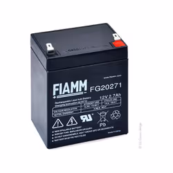 Parmi les modèles compatibles : 12V 2.7Ah; Fiamm FG20271; - Cette batterie est dite étanche. Dans ce type de batterie, l'élec ...