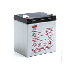 Yuasa - Batterie plomb agm NP4-12 12V 4Ah F4.8
