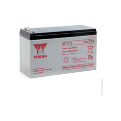 Yuasa - Batterie plomb agm NP7-12 12V 7Ah F4.8