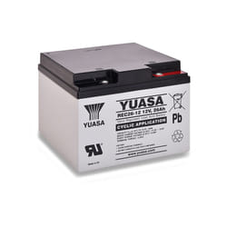 Yuasa - Batterie plomb AGM YUASA REC26-12 12V 26Ah M5-F