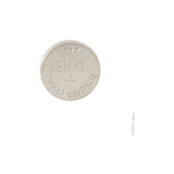 Renata / Swatch Group - Pile bouton oxyde argent 377 RENATA 1.55V 28mAh