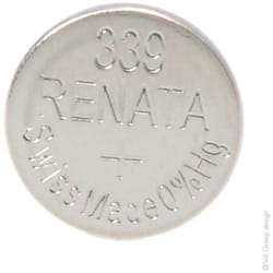 Swatch Group - Pile bouton oxyde argent 339 1.55V 11mAh - Renata