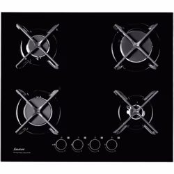 Sauter SPG4466B, Noir, Intégré, Gaz, Verre, 4 zone(s), 4 zone(s)