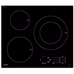 Sauter SPI4361B, Noir, Intégré, 60 cm, Plaque avec zone à induction, Vitrocéramique, 3 zone(s)