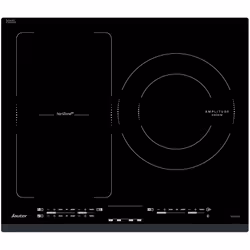 Sauter SPI4662B, Noir, Intégré, 60 cm, Plaque avec zone à induction, Verre-céramique, 3 zone(s)