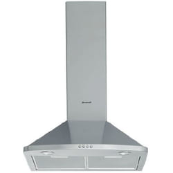 Brandt AD1046X hotte Montée au mur Argent 600 m³/h