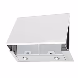 De Dietrich DHE1136A, 670 m³/h, 66 dB, Encastrée, Blanc, Aluminium, 2 pièce(s)