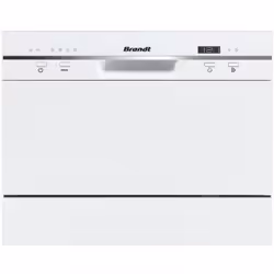 Brandt DFC6519W, Comptoir, Compact, Blanc, Blanc, Boutons, 1,5 m