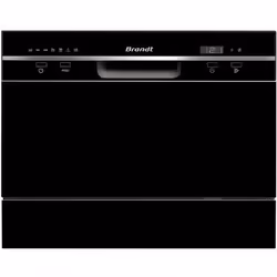 Brandt DFC6519B, Pose libre, Compact, Noir, Noir, Boutons, 1,5 m