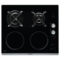 Brandt BPI6414BM plaque Noir Intégré Combi 4 zone(s)