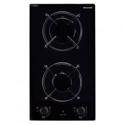 Brandt BPG6210B Noir, Bleu Intégré Gaz 2 zone(s)