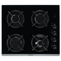 Brandt BPG6413B plaque Noir Intégré Gaz 4 zone(s)