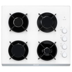 Brandt BPG6413W plaque Blanc Intégré Gaz 4 zone(s)