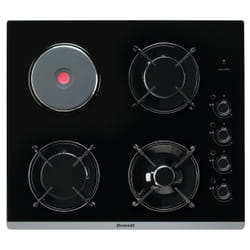 Brandt BPG6413BM plaque Noir Intégré Combi 4 zone(s)