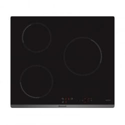 Brandt BPI6310B plaque Noir Intégré Plaque avec zone à induction 3 zone(s)