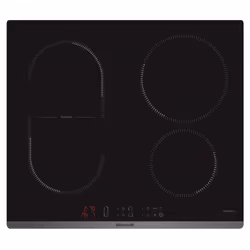 Brandt BPI6427B, Noir, Intégré, 60 cm, Plaque avec zone à induction, Verre, 4 zone(s)