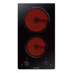 Brandt BPV6210B, Noir, Intégré, Céramique, Vitrocéramique, 2 zone(s), 2 zone(s)