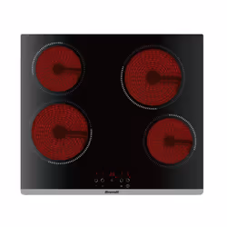 Brandt BPV6420B, Noir, Intégré, Céramique, Verre-céramique, 4 zone(s), 4 zone(s)