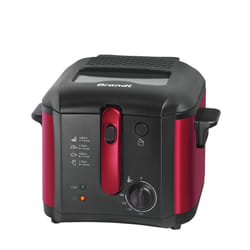 Brandt FRI25R friteuse Unique 2,5 L 1600 W Noir, Rouge