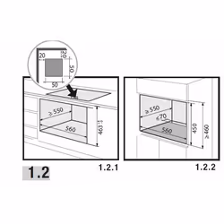De Dietrich DKC7340A micro-onde Intégré Micro-onde combiné 40 L Noir