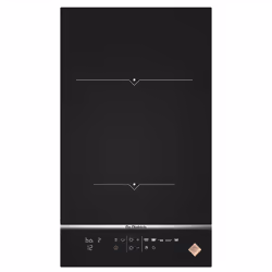 De Dietrich DPI7360X, Noir, Acier inoxydable, Intégré, Plaque avec zone à induction, Verre-céramique, 2 zone(s), 2 zone(s)