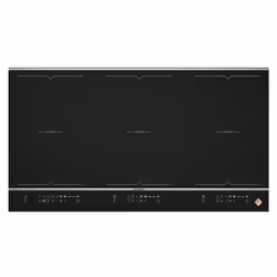 De Dietrich DPI7969XS, Noir, Intégré, 90 cm, Plaque avec zone à induction, Verre, 6 zone(s)