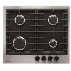De Dietrich DPE7620XF plaque Noir Intégré 60 cm Gaz 4 zone(s)