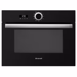 Brandt BKS5132X, Intégré, Micro-onde simple, 40 L, Rotatif, Noir, Bas
