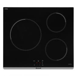Brandt BPI6362B plaque Noir Intégré 60 cm Plaque avec zone à induction 3 zone(s)