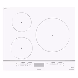 Sauter SPI9544W, Blanc, Intégré, 60 cm, Plaque avec zone à induction, Vitrocéramique, 3 zone(s)