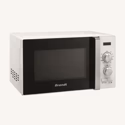 Brandt SE2018WZ, Comptoir, Micro-onde simple, 20 L, 700 W, Écran integré, Boutons, Rotatif