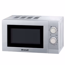 Brandt SM2016S, Comptoir, Micro-onde simple, 20 L, 700 W, Rotatif, Argent
