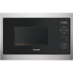 Brandt BMS7120X micro-onde Intégré Micro-onde simple 26 L Noir, Acier inoxydable