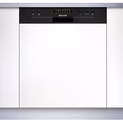 Brandt BDB424LB, Semi-intégré, Taille maximum (60 cm), Blanc, Noir, Boutons, 1,35 m