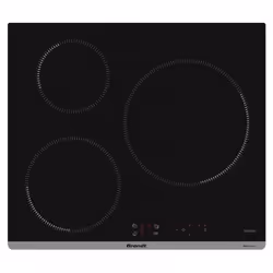 Brandt BPI1638UB, Noir, Intégré, 60 cm, Plaque avec zone à induction, Verre, 3 zone(s)