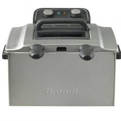 Brandt FRI2203E friteuse Unique 5 L Autonome 3000 W Noir, Acier inoxydable