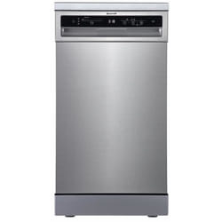 Lave-vaisselle pose libre BRANDT BDF024DX - 10 couverts - L45cm - 44 dBA - Inox