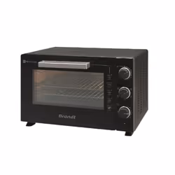Brandt FC602MUB, Moyenne, Four électrique, 60 L, 2200 W, Comptoir, Noir