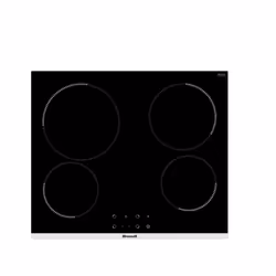 Brandt BPV1641B, Noir, Intégré, 60 cm, Céramique, Vitrocéramique, 4 zone(s)