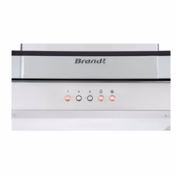 Brandt BHB1644IX hotte Montée au mur Acier inoxydable 552 m³/h A+