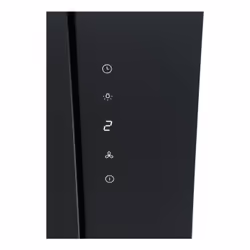 Brandt BHV1674IB hotte Montée au mur Noir 472 m³/h A