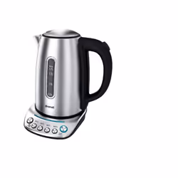 Brandt BO1202B, 1,7 L, 2200 W, Noir, Acier inoxydable, Acier inoxydable, Thermostat réglable