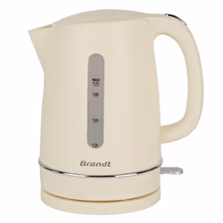 Brandt BO1702C, 1,7 L, 2200 W, Beige, Indicateur de niveau d'eau, Sans fil