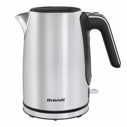 Brandt BO1703X, 1,7 L, 2200 W, Acier inoxydable, Indicateur de niveau d'eau, Sans fil